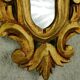 Paire de miroir bois doré.