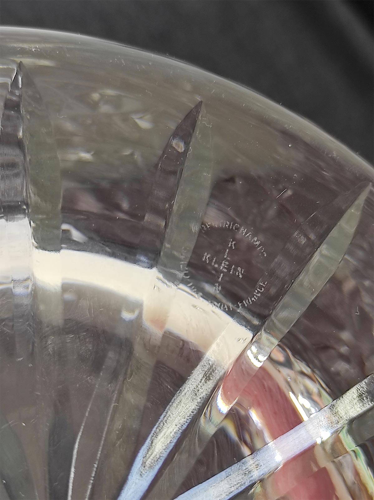 Klein Bertrichamps Baccarat champagne bucket from the 80s