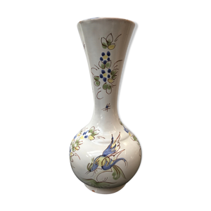Ancien vase Moustiers - peint