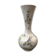 Ancient vase Moustiers ceramics white decor painted vintage