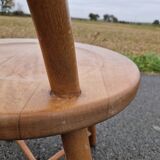 Set of 4 solid organic chairs