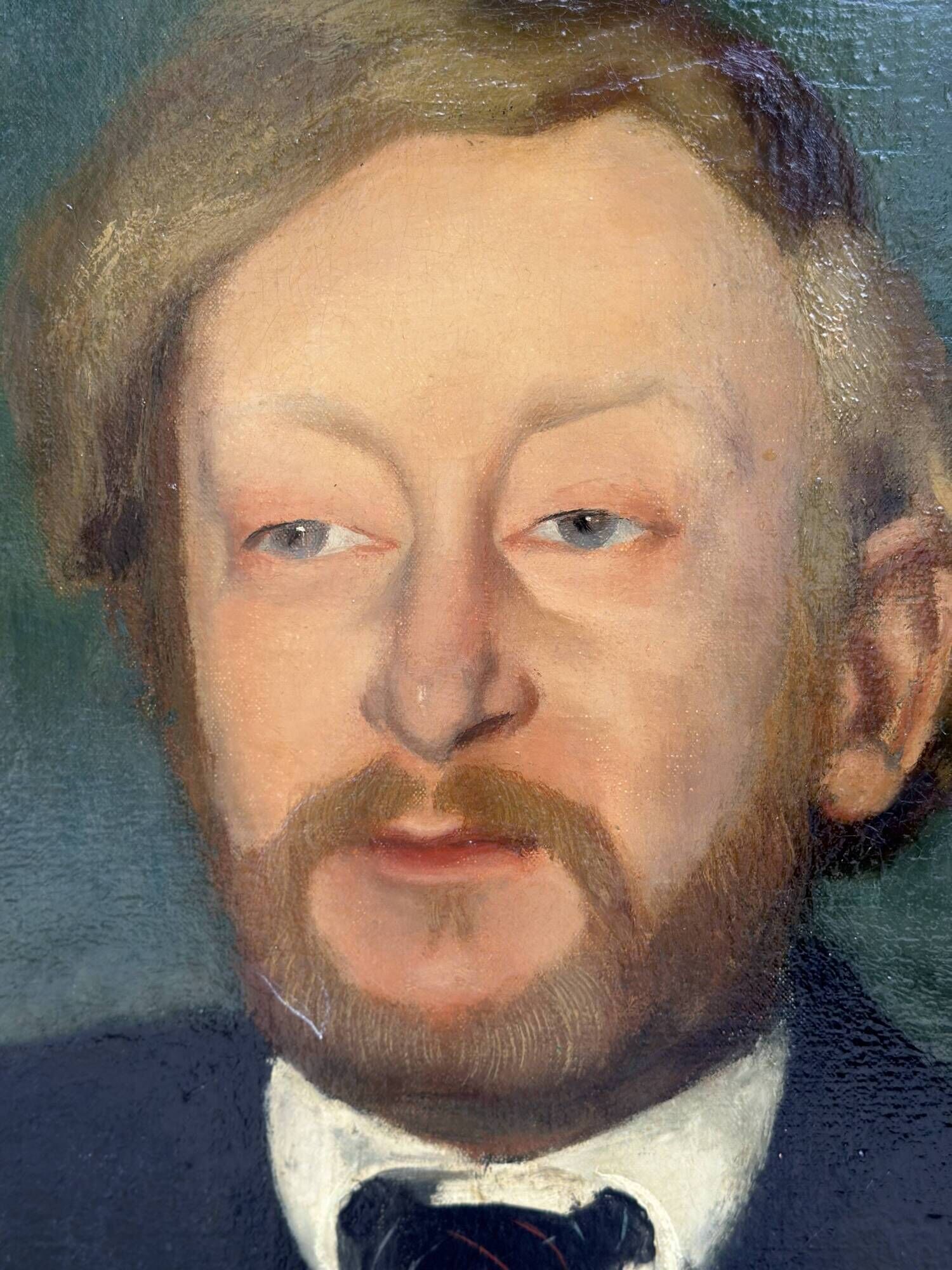 Oil portrait of the writer Fernand Fleuret 92x73cm