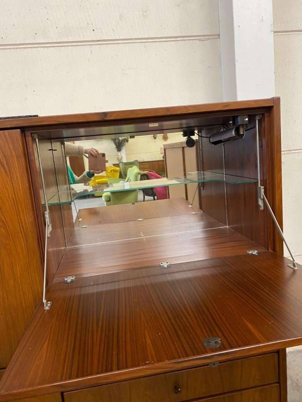 Vintage wooden furniture / bar furniture / showcase