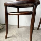 Set of 4 Fischel cane bistro chairs