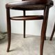 Set of 4 Fischel caned bistro chairs