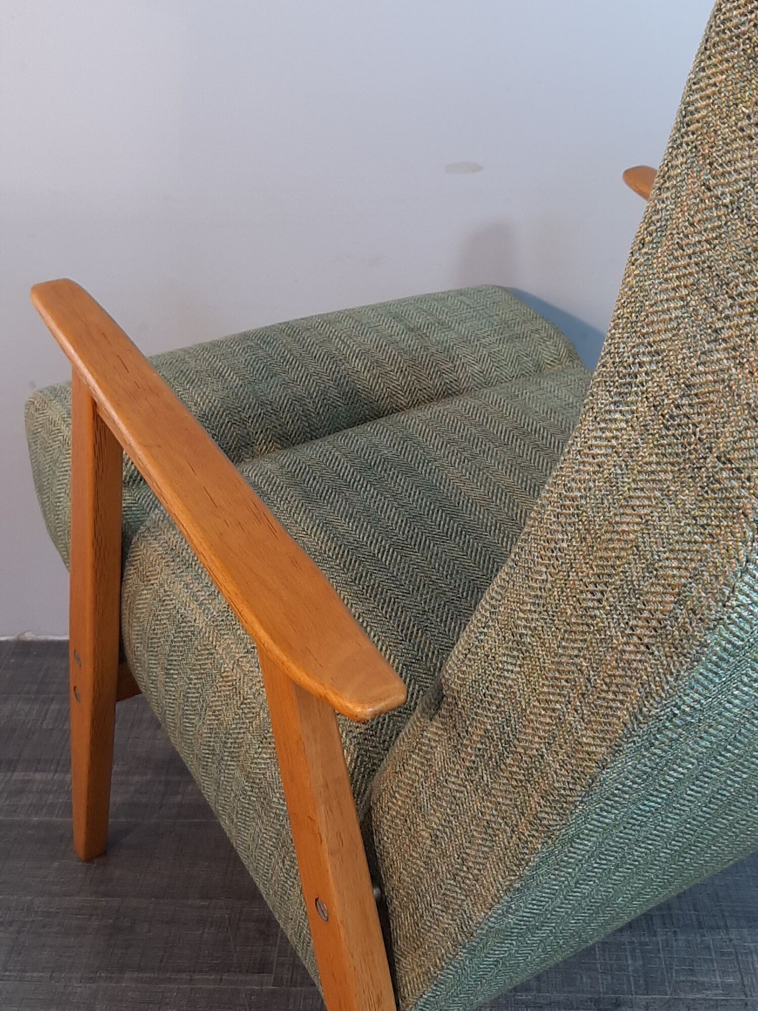 Pair of Interier Praha chairs, Czechoslovakian vintage 1960s
