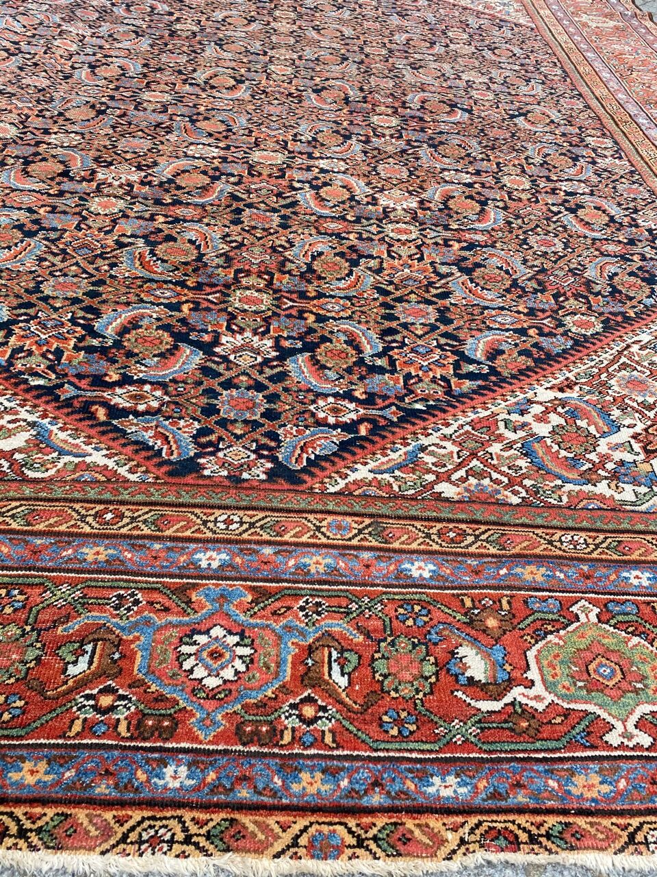 Old Persian carpet Ferahan 336x412 cm