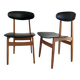 Paire de chaises scandinaves chic vintage