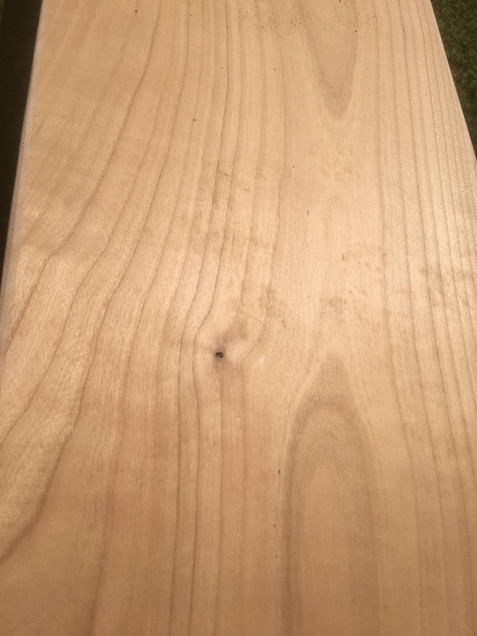 Pair of benches in oak and cherry 250x29x45