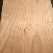 Pair of benches in oak and cherry 250x29x45