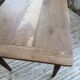Table de ferme noyer pieds fuseaux 1950