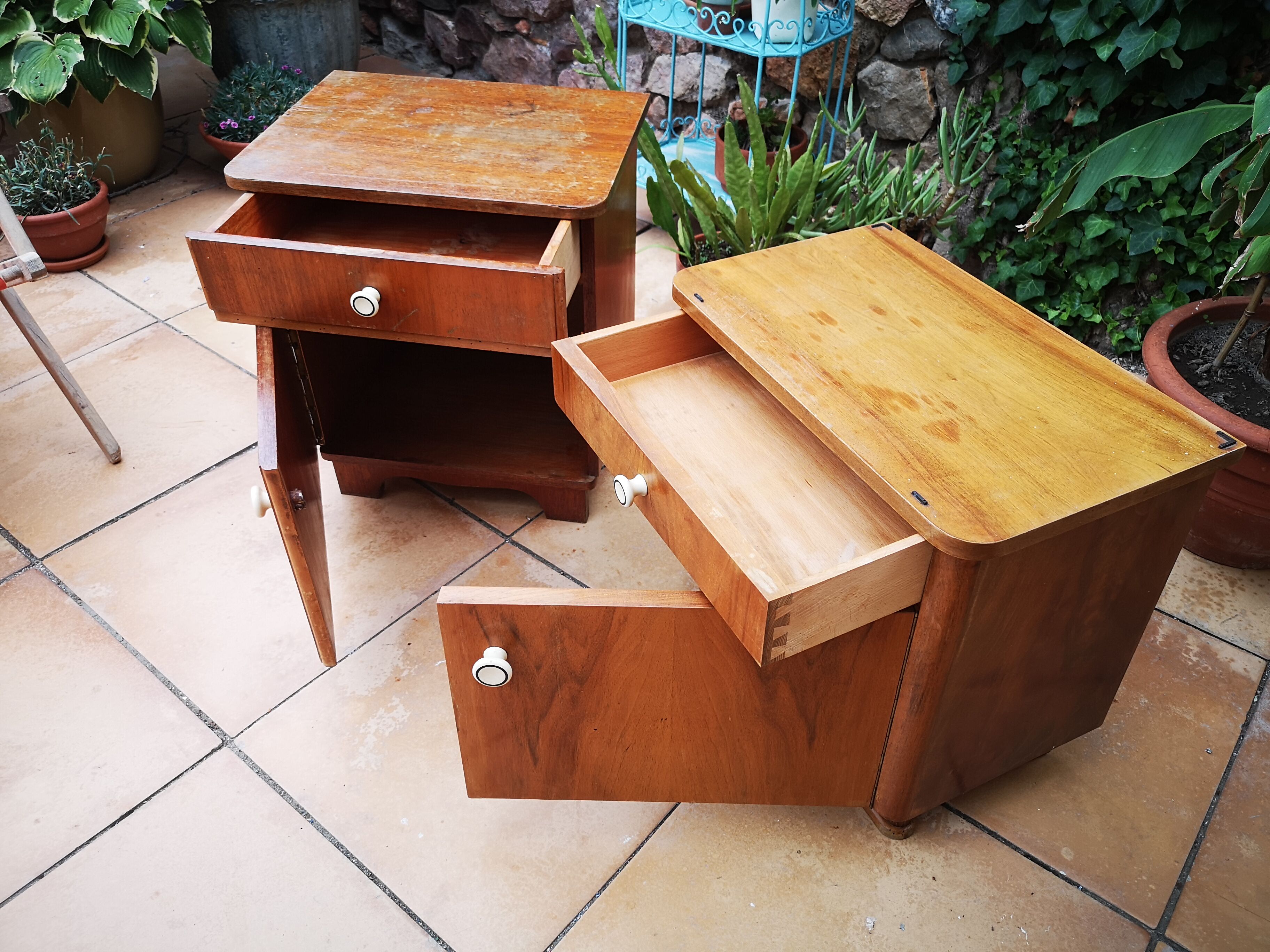 Pair of bedsides, night tables