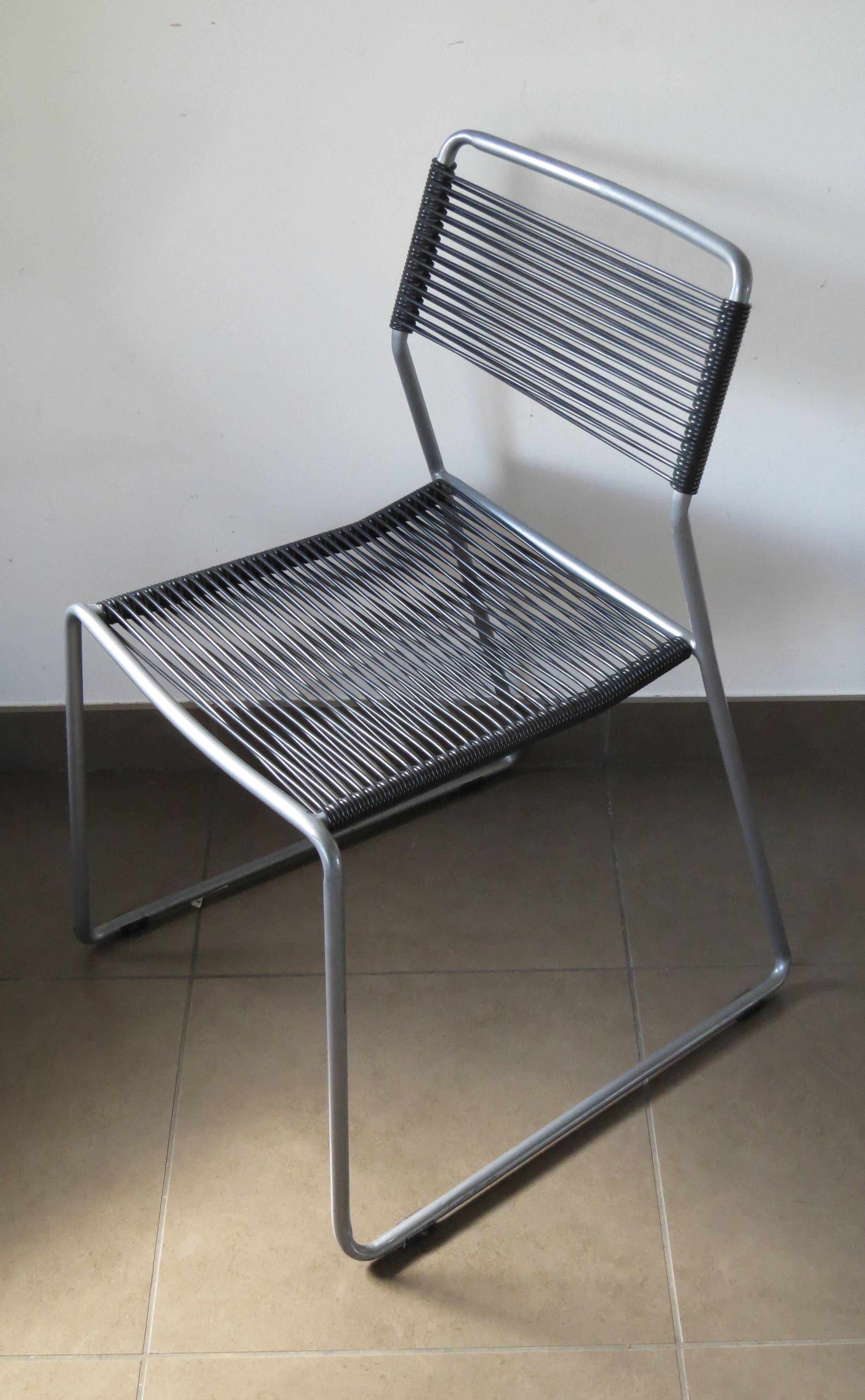 Pair of ikea "scoubidou" chairs 1990