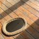 Rattan mirror