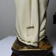 Statuette plaster ND of Mount Carmel, Olot workshops, glass eyes, 1920-1930