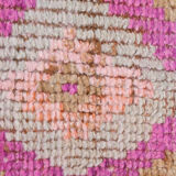 Pale pink vintage runner rug 300x86cm