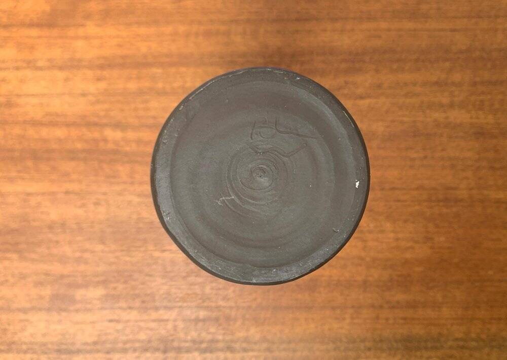 Organic ceramic vase from the mid-century by BKW Böttger Keramik Wandsbek, Hamburg, Germany, 1960s.