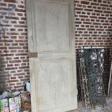 19th century double-sided oak partition door