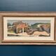 Original Swedish Oil On Canvas – Gideon Isaksson – “Portuguese River” – Vintage & Signed
