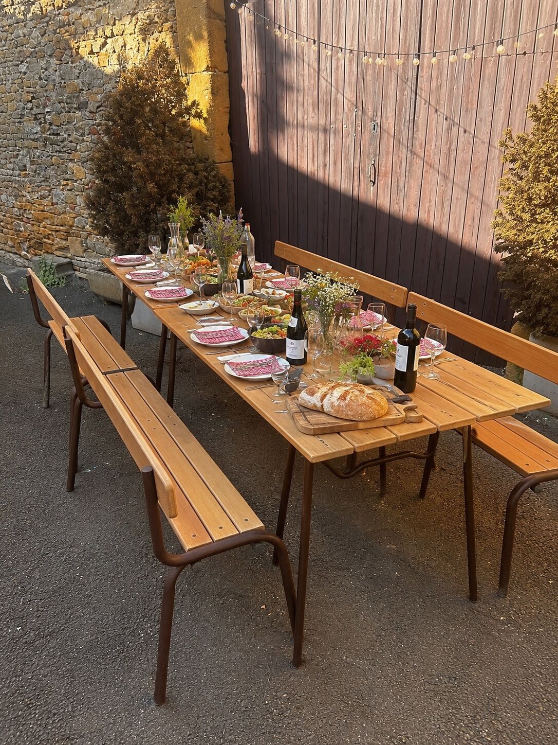 Paire de bancs