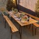 Paire de bancs