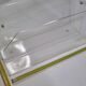 Vintage transparent plexiglass magazine rack, 1970s, Hollywood Regency.