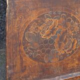 Painted wood pediment 1900