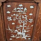 Mother-of-pearl inlaid desk top