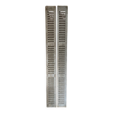 Set of 2 large old louvered shutters