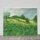Peinture ancienne paysage champêtre
