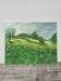 Old painting of a rural landscape