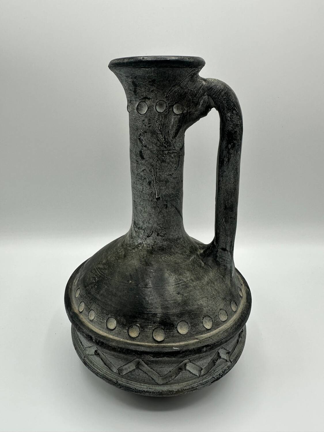 Vintage Parthenon vase Spain – brutalist ceramic – model 74 – piece