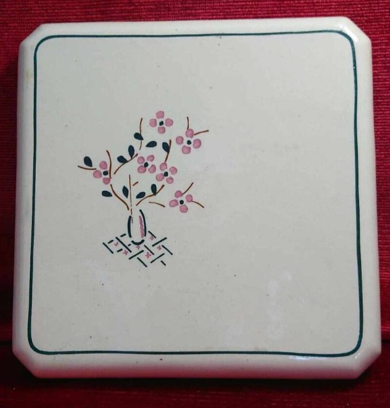 Old Earthenware Coaster K & G Lunéville Model LORRAINE