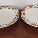 Old round dish on foot tiled shower art deco 30s