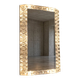 Mirror with crystal glass decorated frame, 1960s, back light, height 95 cm