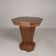 Octagonal Art Deco side table, oak, 1930s