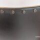 5 chairs in wood and black faux leather, Scandinavian style