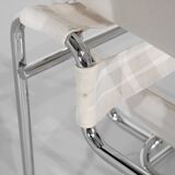 "B3 Wassily" armchair in fabric by Marcel Breuer for Bononia, Italy