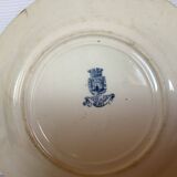 Pair of old mature ironstone plates