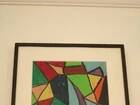 Swedish Oil Pastel on Panel “Ritad 66” by Ann Wazzgren Vintage& Framed 42×31cm