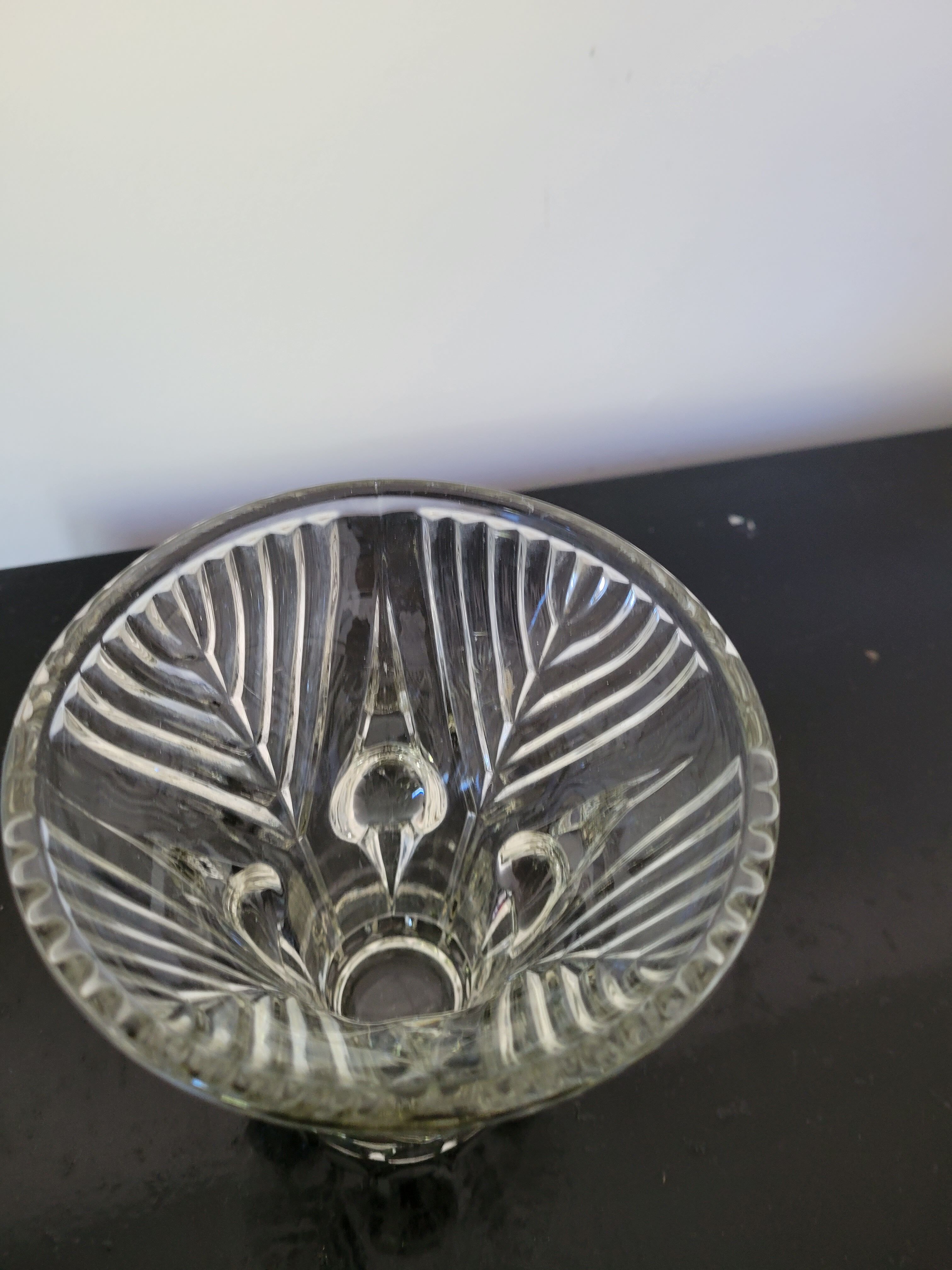 Art Deco vase in molded glass