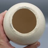 Large ostrich egg in ceramic crackled enamel dlg paul chambost vallauris