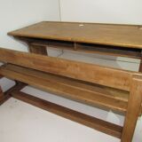 Light oak school desk