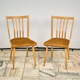 Set of 2 Dining Chairs, 1960s, Czechoslovakia