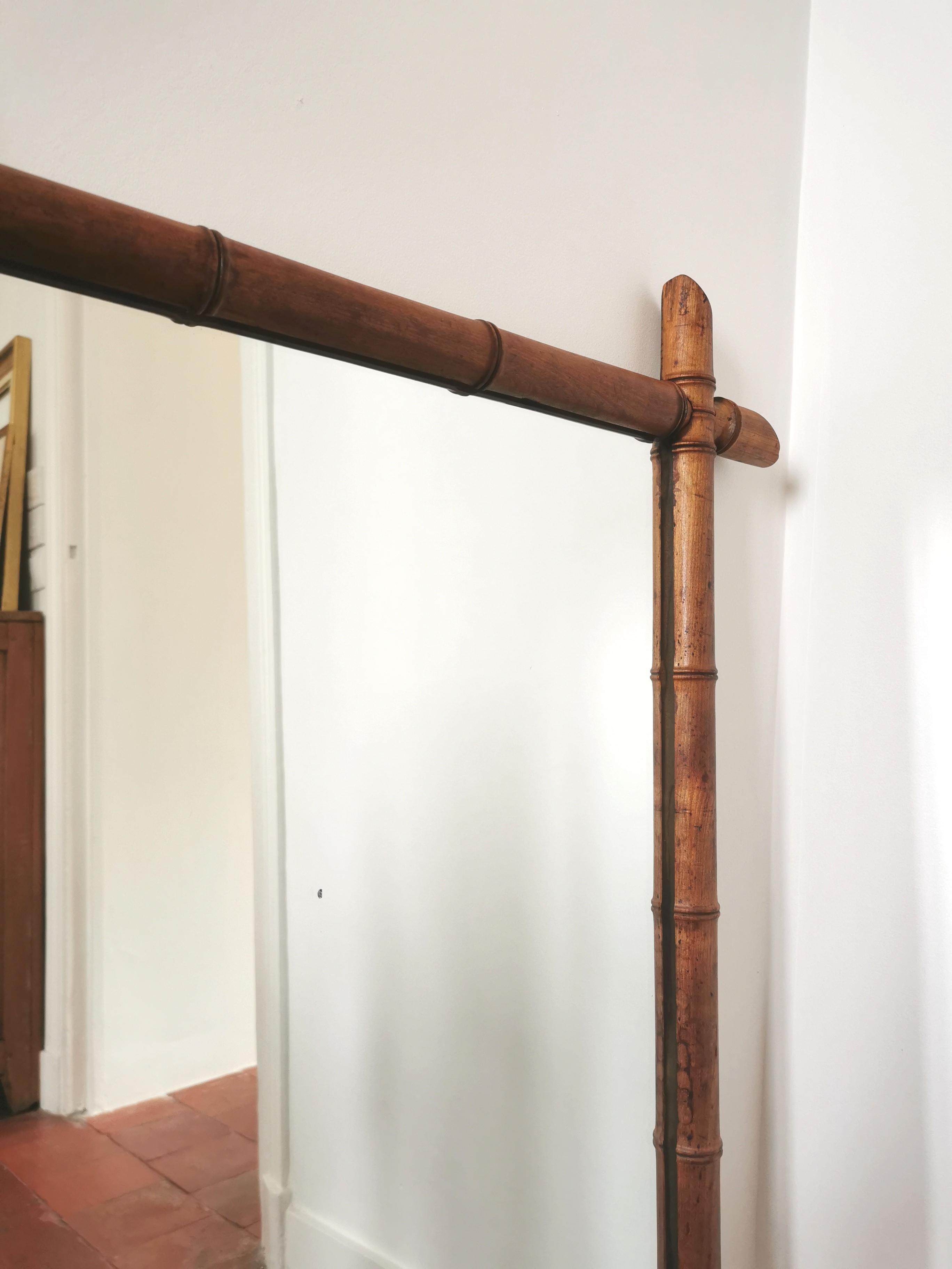 Large Bamboo Mirror 69x96cm