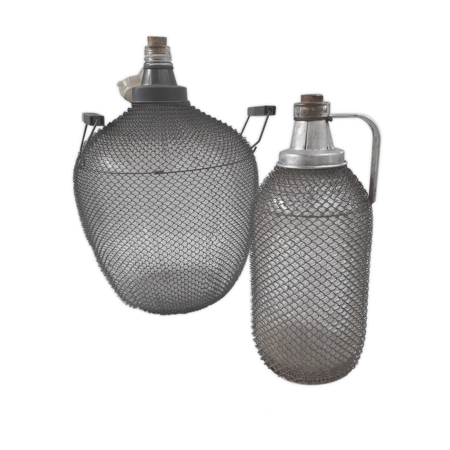 Demijohn with knitwear