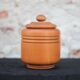 Art Deco wooden box, storage box, turned wooden pot, pot with lid, interior decoration.