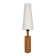 Mid-century modern sculptural table lamp in pine, 1970s.