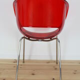 Sintesi Eye red plexiglass chair