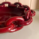 Vallauris ceramic cup with chain decoration